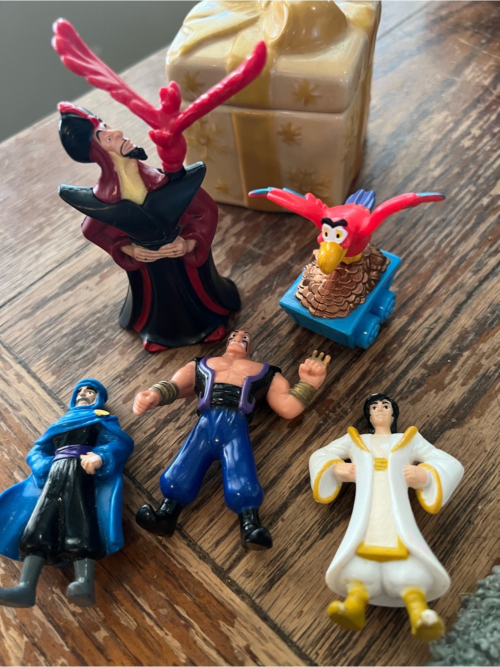 Vintage 1992 lot 5 Disney Aladin Jafar & Lago Plus King of Thieves 1996